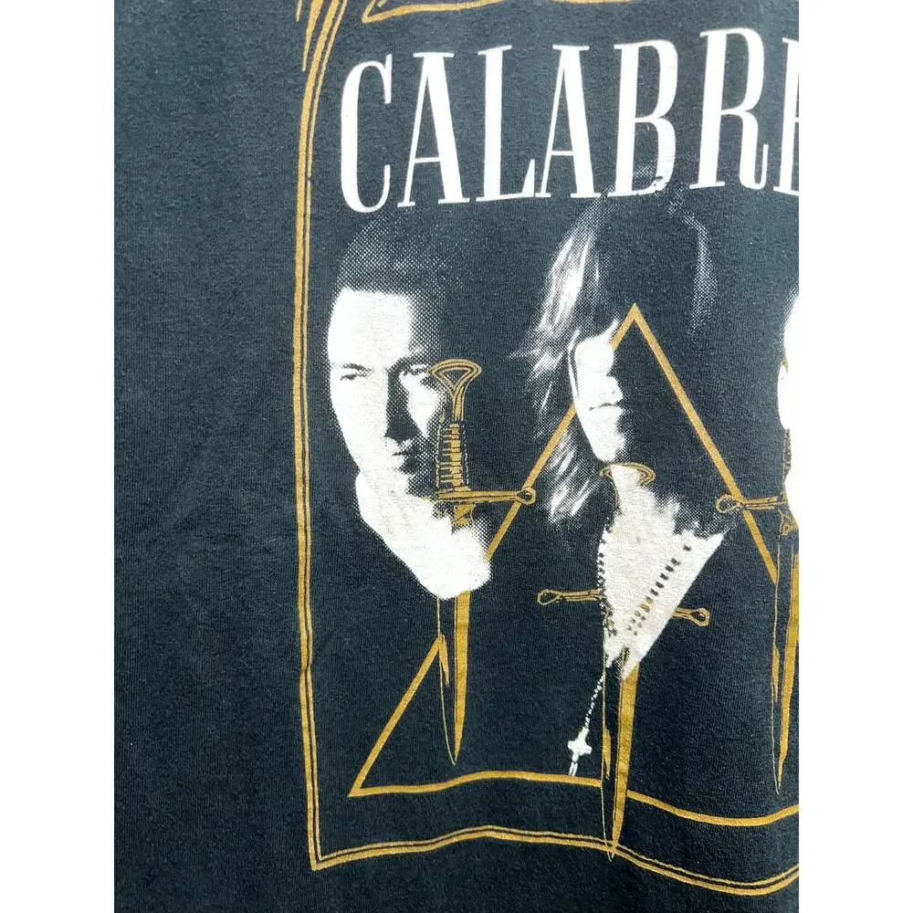 Vintage Calabrese Shirt Lust For Sacrilege Graphic Band Tour Music Tee Large - Picture 3 of 9